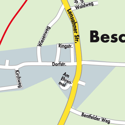 Stadtplan Beschendorf