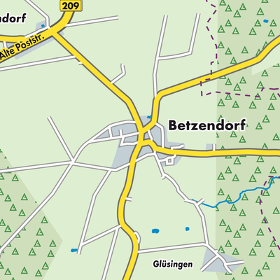 Übersichtsplan Betzendorf