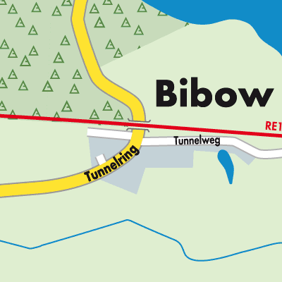 Stadtplan Bibow