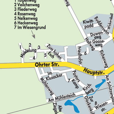 Stadtplan Bippen