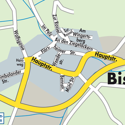 Stadtplan Bischheim