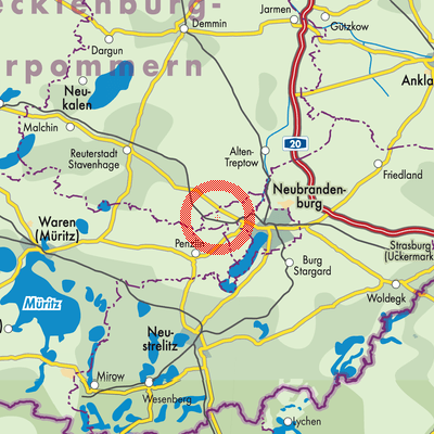 Landkarte Blankenhof