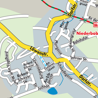 Stadtplan Bobritzsch-Hilbersdorf