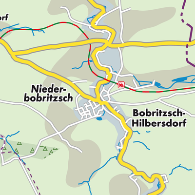 Übersichtsplan Bobritzsch-Hilbersdorf