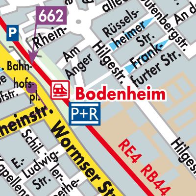 Stadtplan Bodenheim