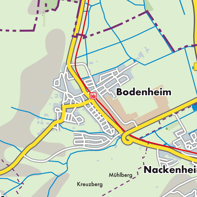 Übersichtsplan Bodenheim