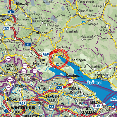 Landkarte Bodman-Ludwigshafen