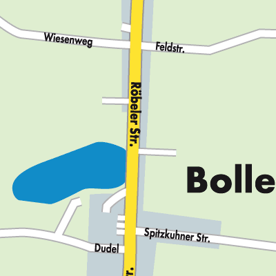 Stadtplan Bollewick