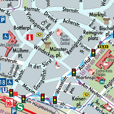 Stadtplan Bonn