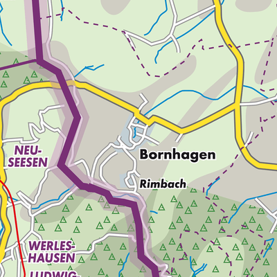 Übersichtsplan Bornhagen
