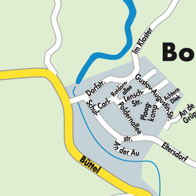 Stadtplan Borsfleth