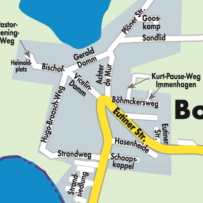Stadtplan Bosau