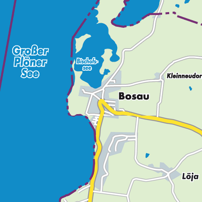 Übersichtsplan Bosau