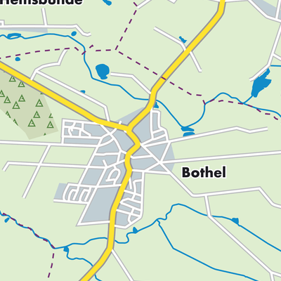 Übersichtsplan Bothel