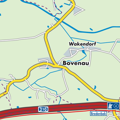 Übersichtsplan Bovenau