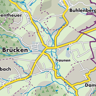 Übersichtsplan Brücken