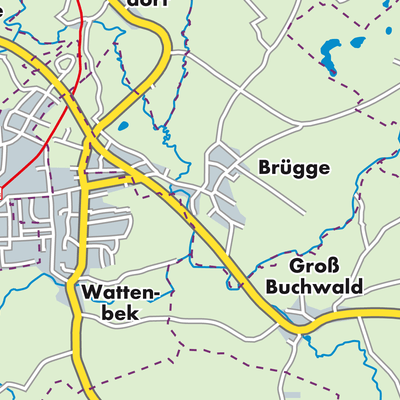 Übersichtsplan Brügge
