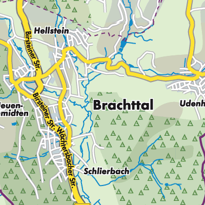 Übersichtsplan Brachttal