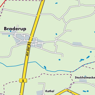 Übersichtsplan Braderup