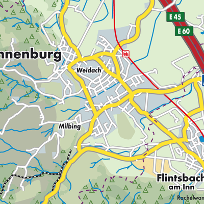 Übersichtsplan Brannenburg