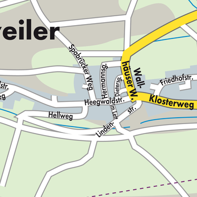 Stadtplan Braunweiler
