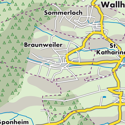 Übersichtsplan Braunweiler