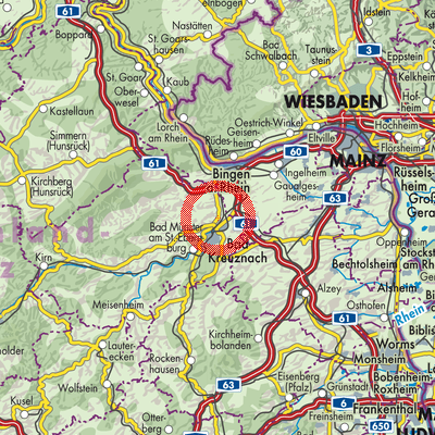 Landkarte Bretzenheim