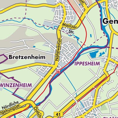 Übersichtsplan Bretzenheim