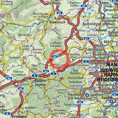 Landkarte Breunigweiler