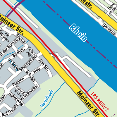 Stadtplan Brey