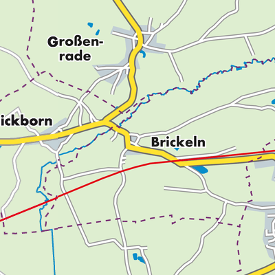 Übersichtsplan Brickeln
