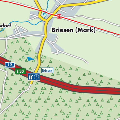 Übersichtsplan Briesen (Mark)