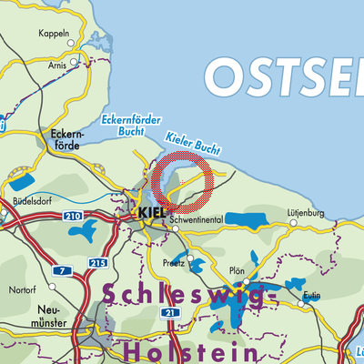 Landkarte Brodersdorf