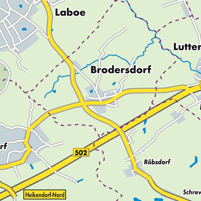 Übersichtsplan Brodersdorf