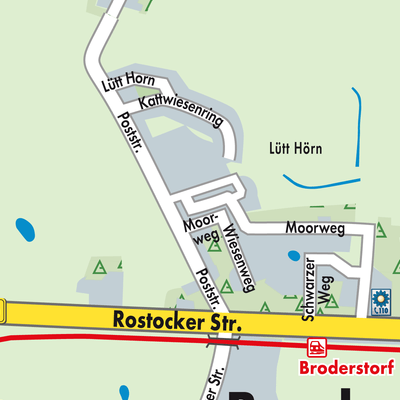Stadtplan Broderstorf