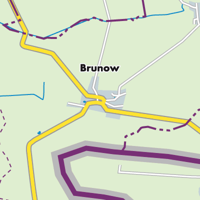 Übersichtsplan Brunow