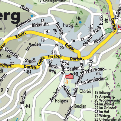 Stadtplan Buchberg