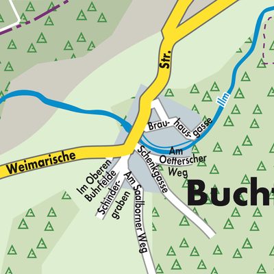 Stadtplan Buchfart