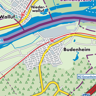 Übersichtsplan Budenheim