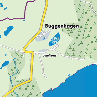 Übersichtsplan Buggenhagen
