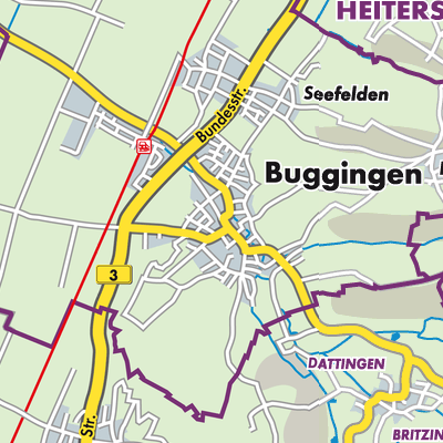 Übersichtsplan Buggingen