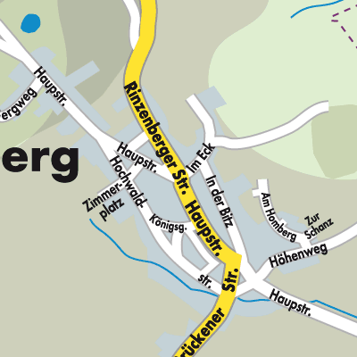 Stadtplan Buhlenberg