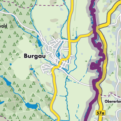 Übersichtsplan Burgau