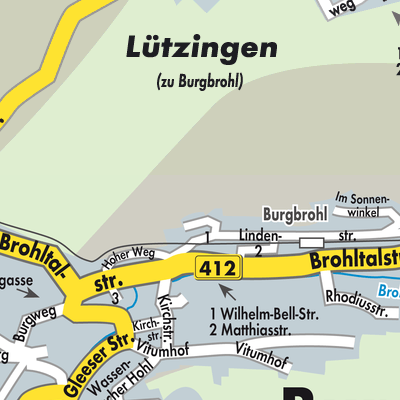 Stadtplan Burgbrohl