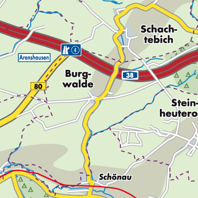 Übersichtsplan Burgwalde