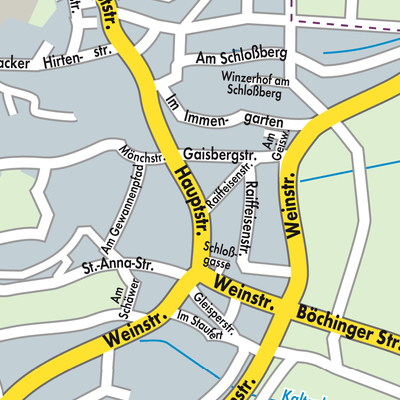 Stadtplan Burrweiler