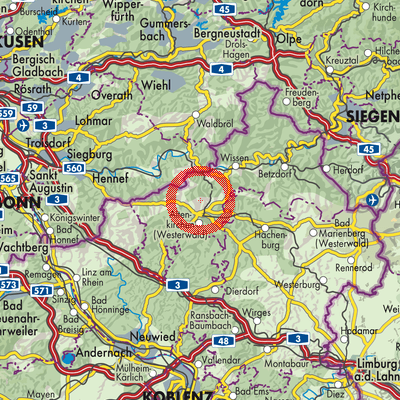 Landkarte Busenhausen