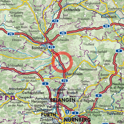 Landkarte Buttenheim
