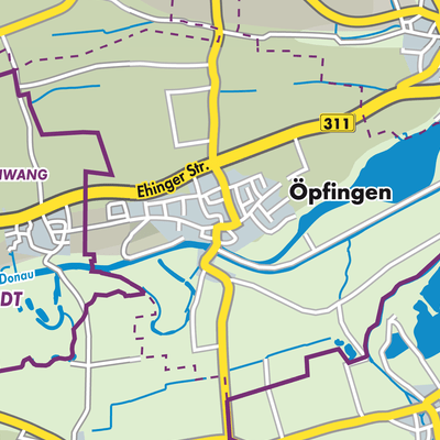 Übersichtsplan Öpfingen