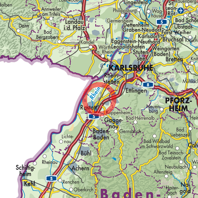 Landkarte Ötigheim